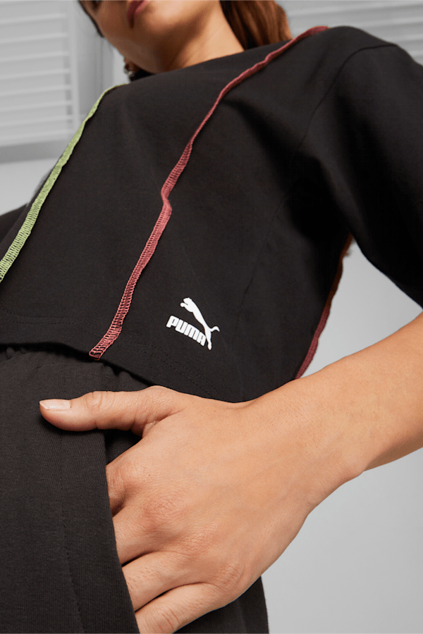 PUMA x THE RAGGED PRIEST Women's Tee, PUMA Black, extralarge