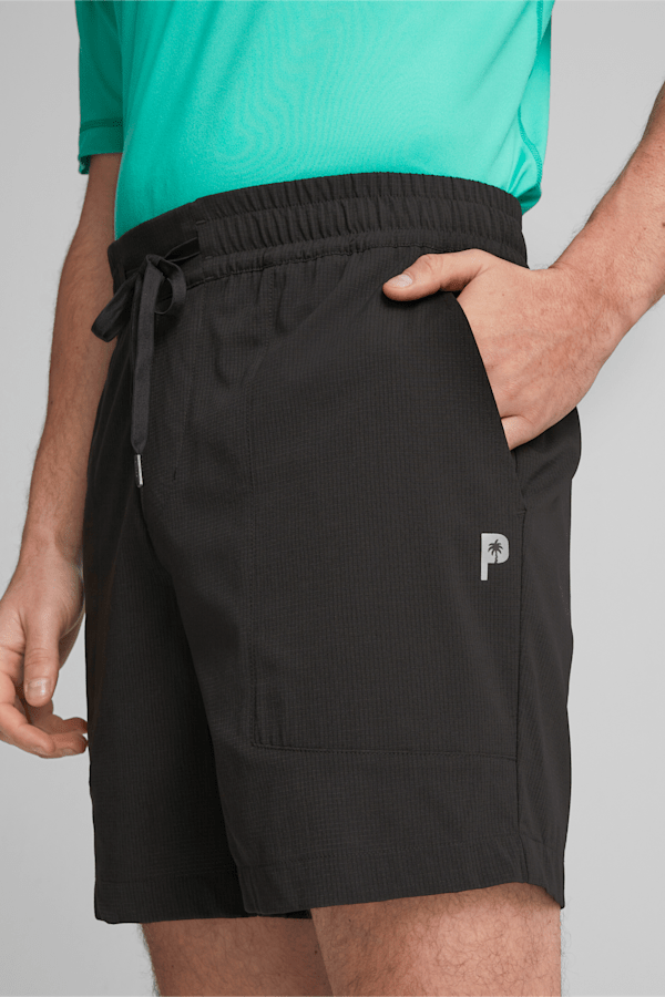 PUMA x Palm Tree Crew Vented Golf Shorts Men, PUMA Black, extralarge