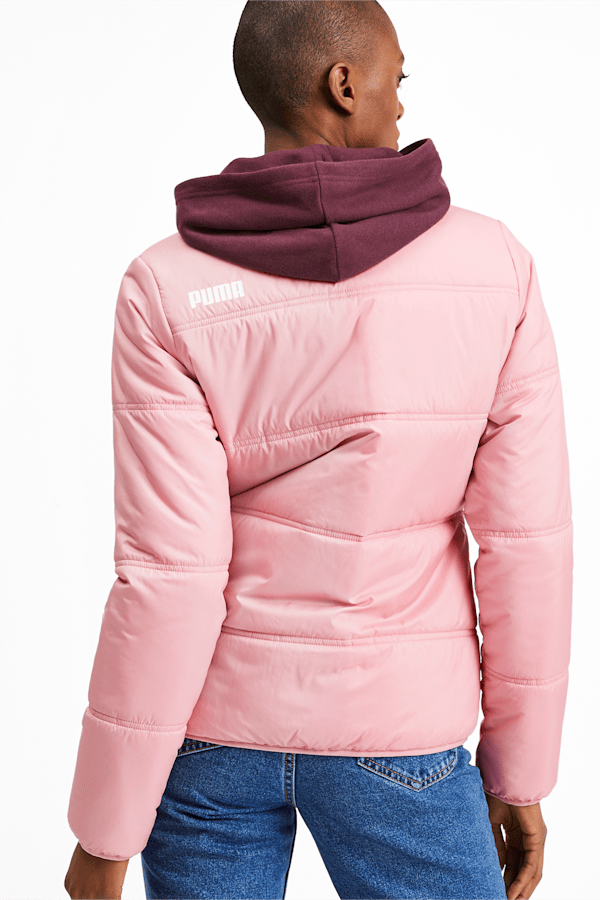 Essentials Women's Padded Jacket, Bridal Rose, extralarge