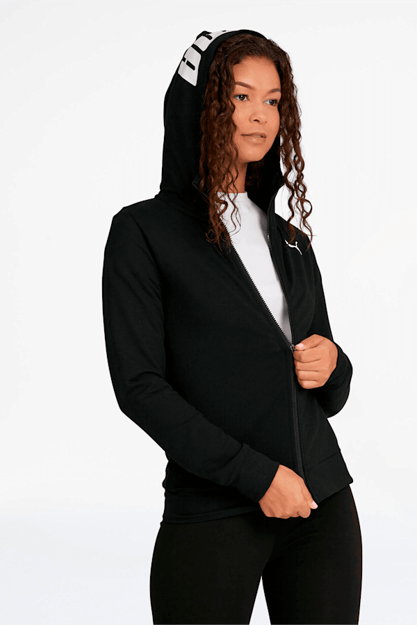 Modern Sports Women s Full Zip Logo Hoodie PUMA