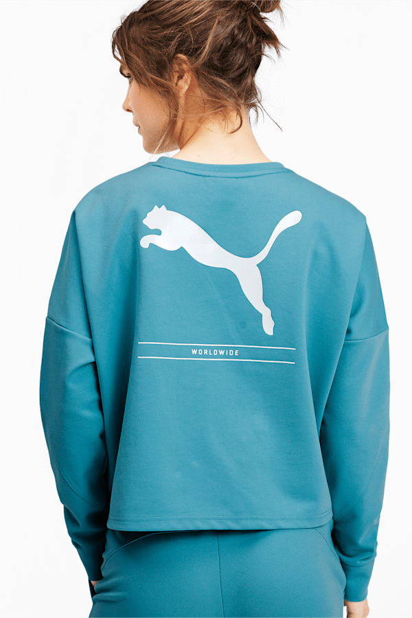 Teal sweatshirt shop womens