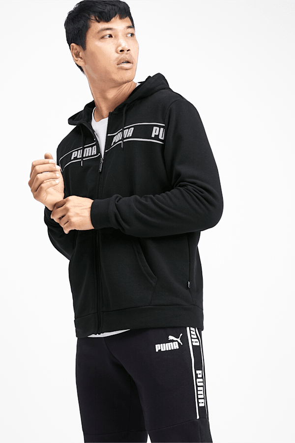 Puma amplified on sale hooded jacket