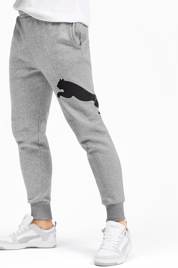 Mens puma fleece pants on sale