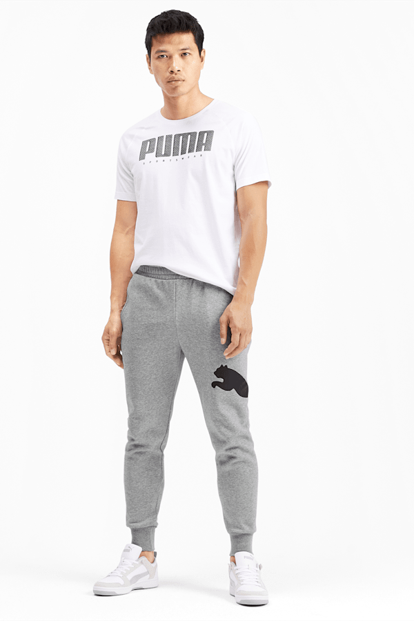 Buy Puma Mens Classics Small Logo Fleece Joggers Granola