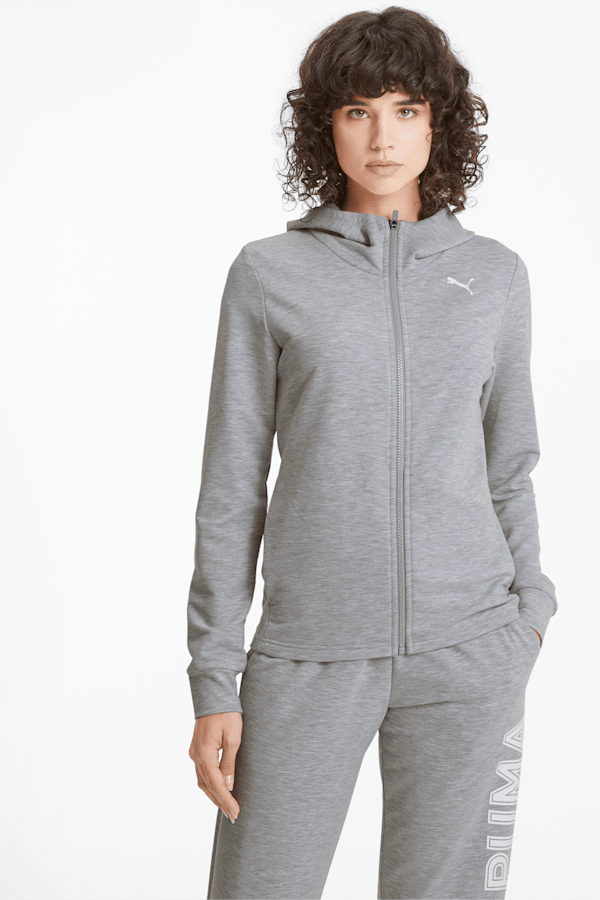 Puma zip cheap hoodie women's