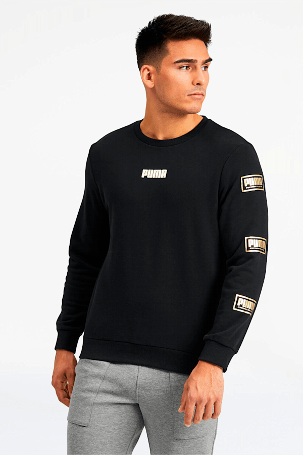 Puma men's sales crew neck sweatshirt