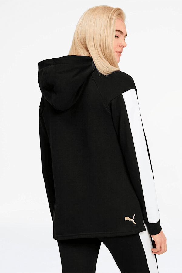 Black puma hoodie womens 2025