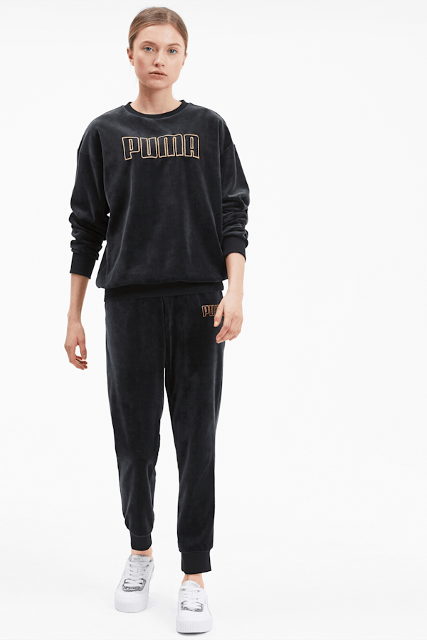 Puma velour sweatshirt clearance