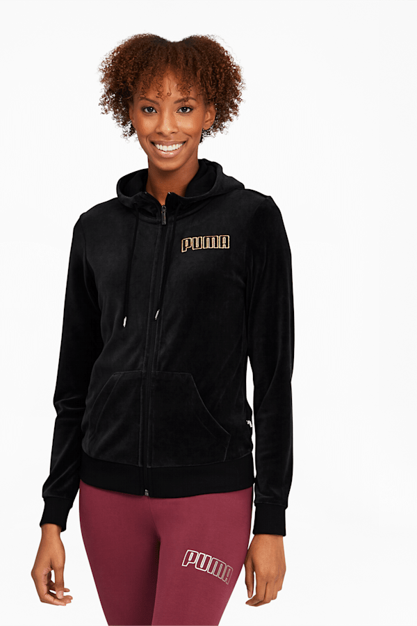 Puma fenty velour store hooded track jacket