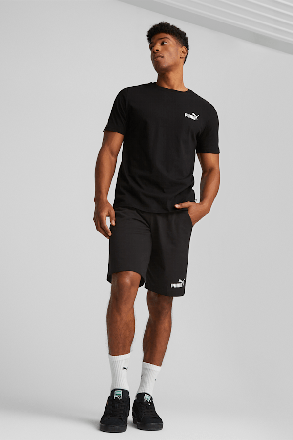 Essentials Jersey Men's Shorts, Puma Black, extralarge