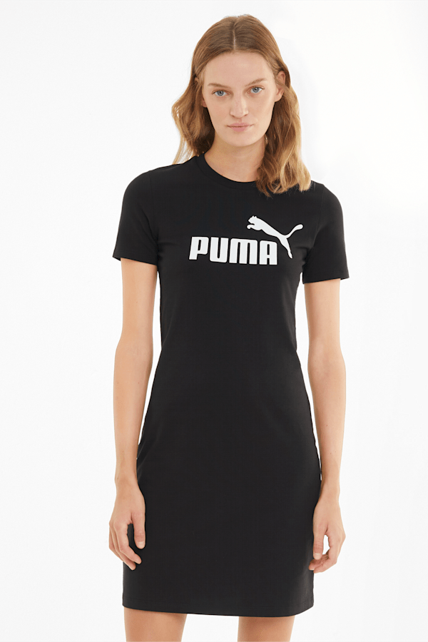 Essentials Slim Women's Tee Dress, Puma Black, extralarge-GBR