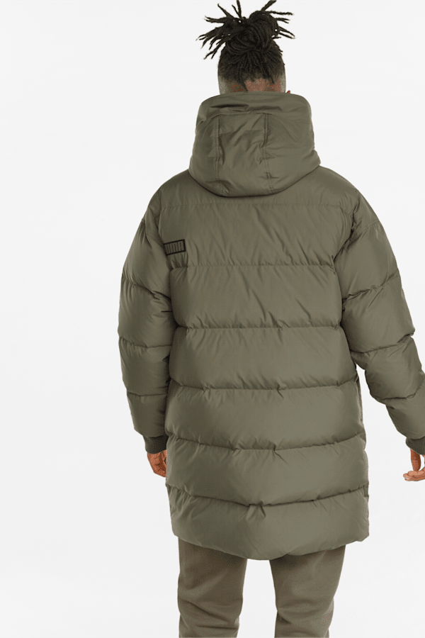 Puma longline down jacket discount