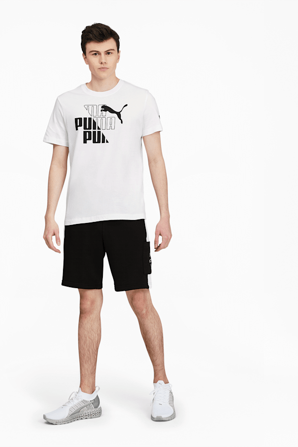 Rebel Men's Pocket Shorts, Puma Black, extralarge