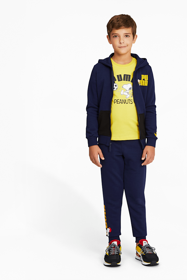 MILAN KIDS' TRACKSUIT WITH FULLY-ZIPPERED, HOODED SWEATSHIRT AND PANTS