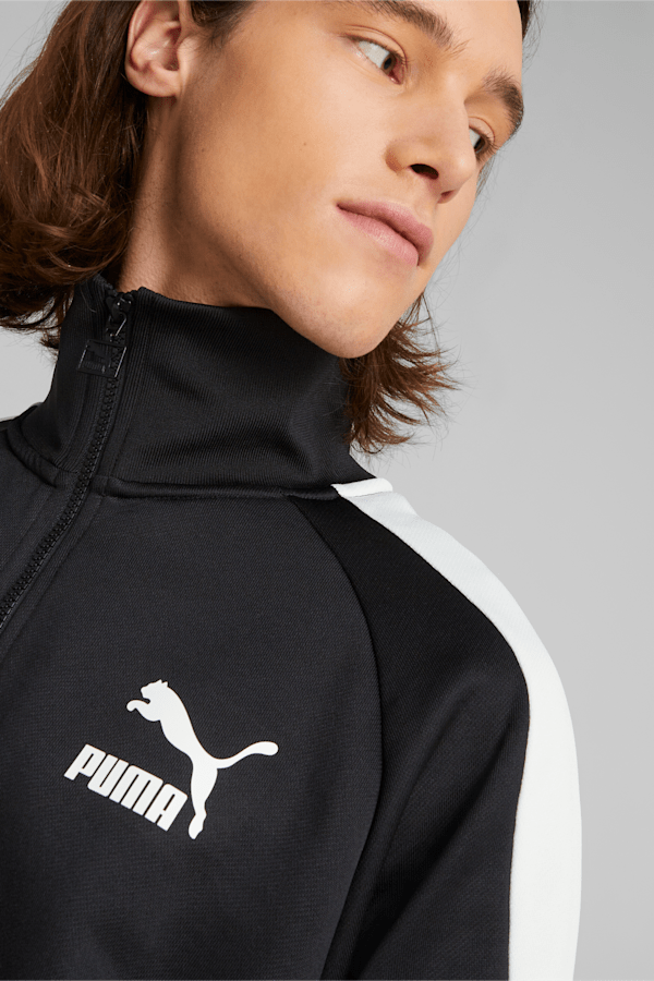 Iconic T7 Men's Track Jacket, Puma Black, extralarge