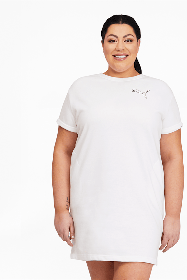 Modern Sports Women's Sweat Dress PL, Puma White, extralarge