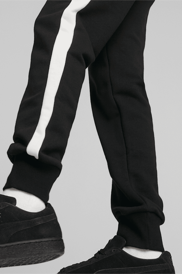 Jogging pants black and white shop