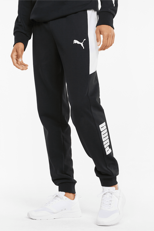 Puma joggers mens zipper online