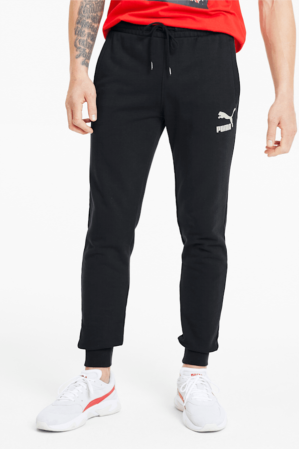 Puma mens cuffed sweatpants clearance