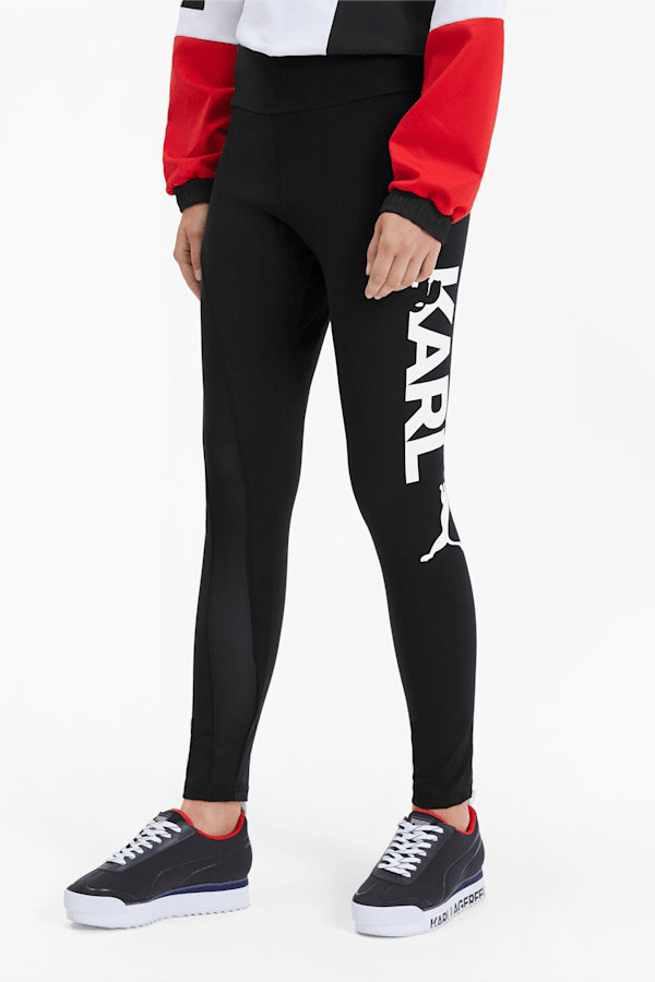 KARL LAGERFELD | Black Women‘s Leggings | YOOX