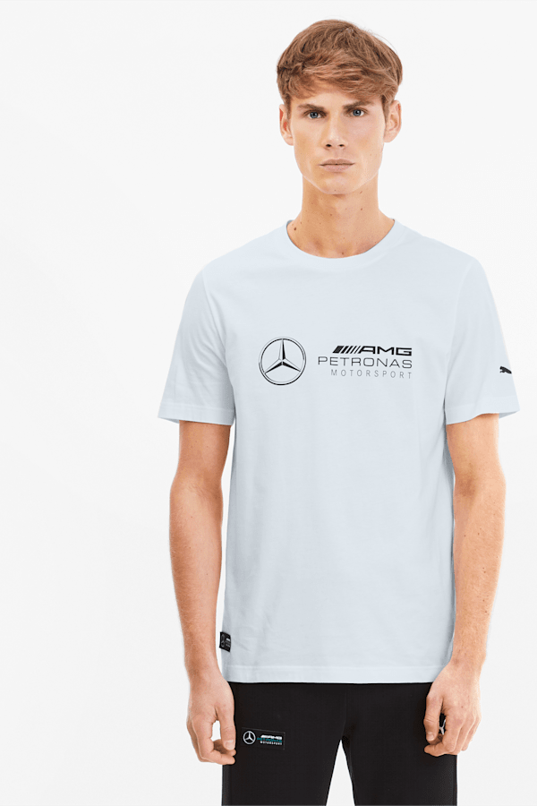 Mercedes-AMG Petronas Men's Logo Tee, Puma White, extralarge
