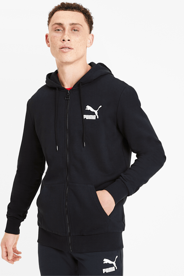 Classics Logo Men s Full Zip Hoodie PUMA