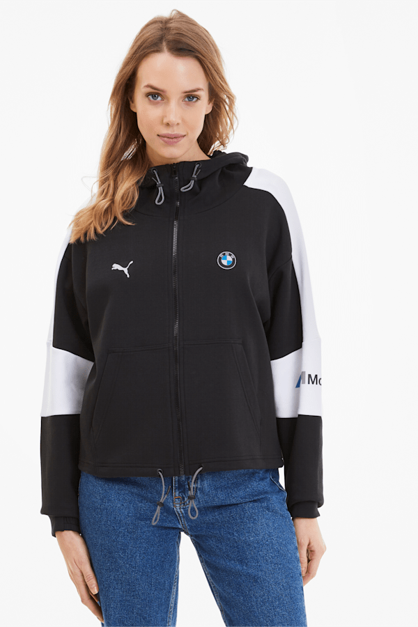 Puma women's hooded discount sweat jacket