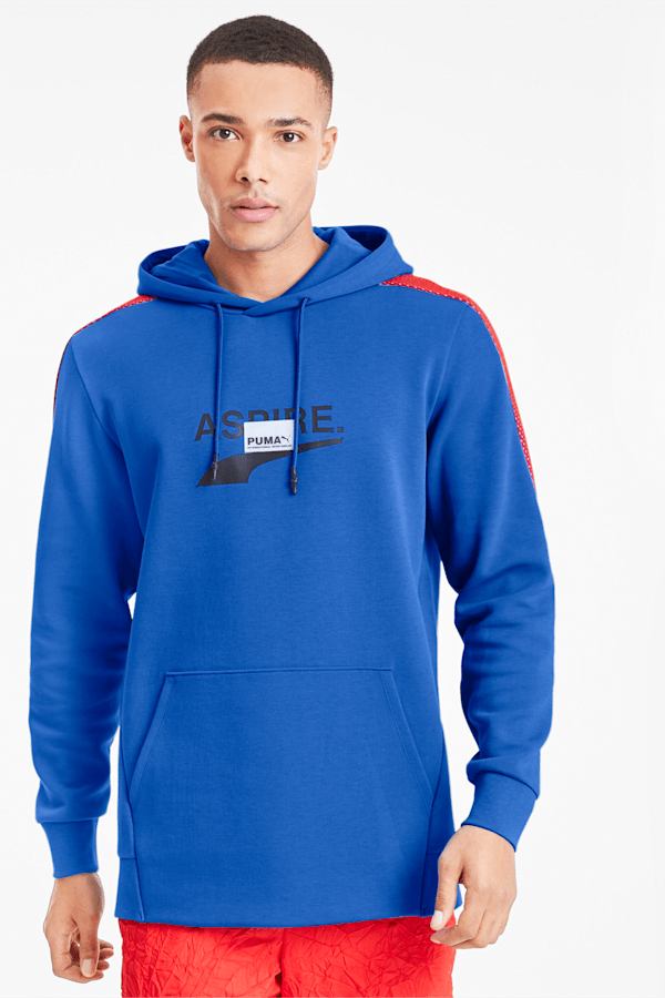 Puma blue hoodie hot sale