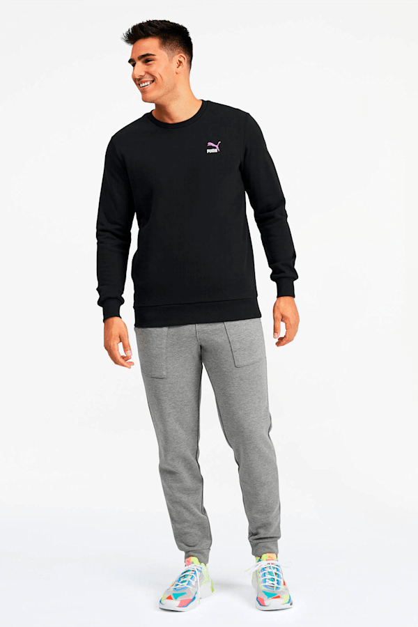 Puma classic on sale embroidered sweatshirt