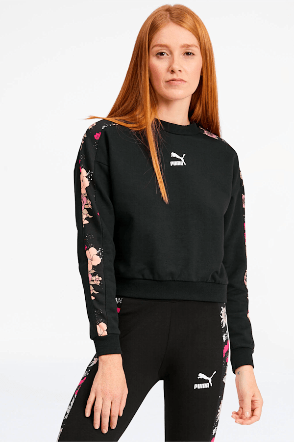 Puma crew neck sweatshirt womens deals