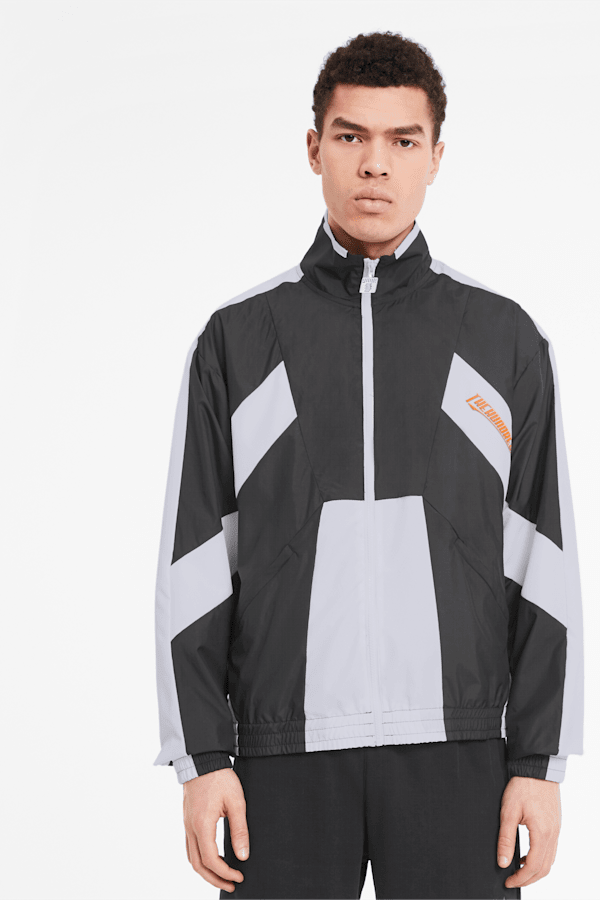 Puma colorblock track jacket best sale