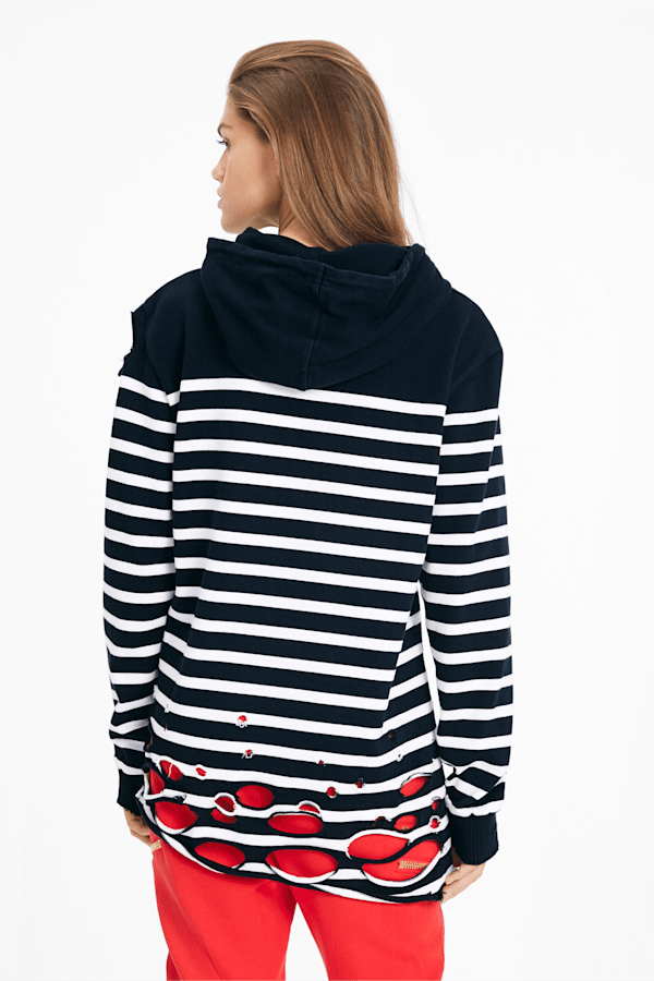 Puma striped hoodie best sale
