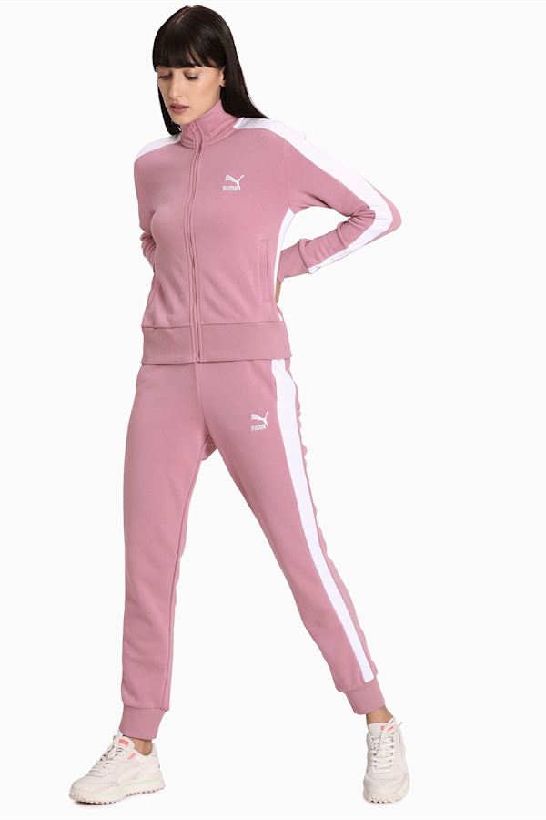Pink puma tracksuit top