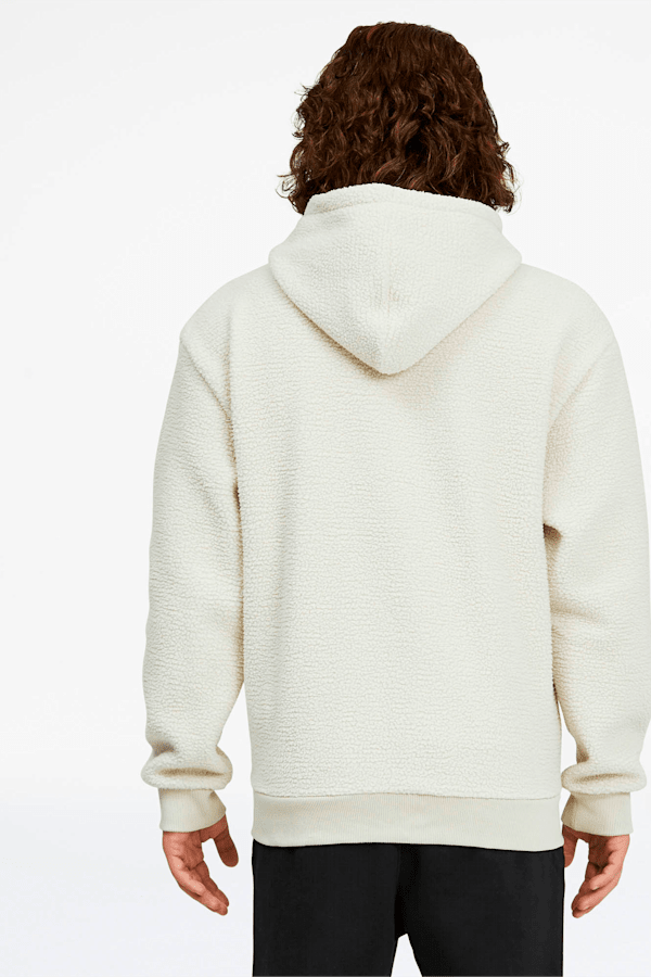 Puma sherpa shop oversized hoodie
