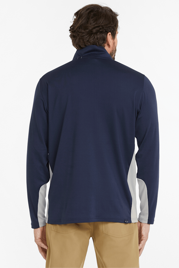 Gamer Quarter-Zip Men's Golf Sweatshirt, Navy Blazer, extralarge