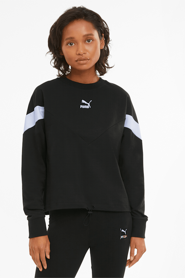 Iconic MCS Women s Cropped Crewneck Sweatshirt PUMA