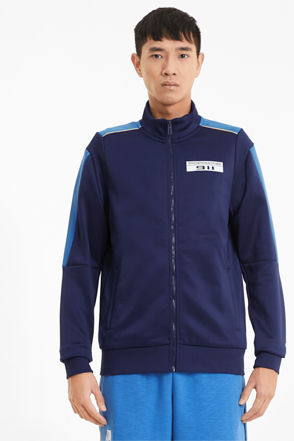 Puma t7 track jacket peacoat online