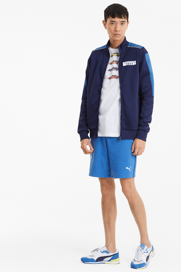 Puma t7 track jacket top peacoat