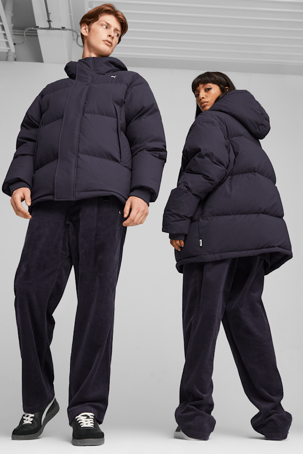 Mens navy 2024 down jacket