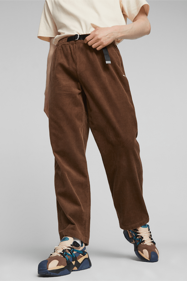 MMQ Corduroy Pants, Chestnut Brown, extralarge
