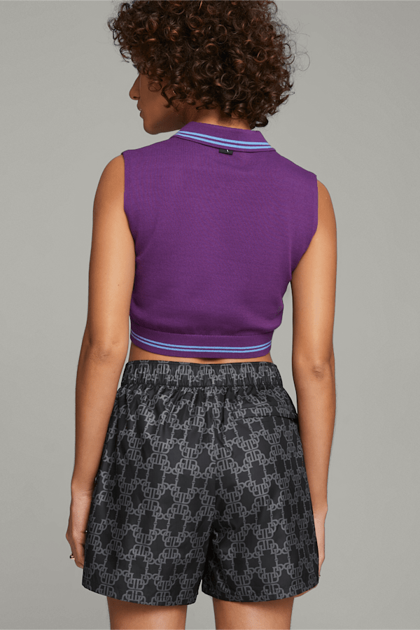 PUMA x DAPPER DAN Women's Vest, Purple Pop, extralarge