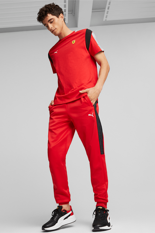 Scuderia Ferrari Race MT7 Men's Track Pants, Rosso Corsa, extralarge