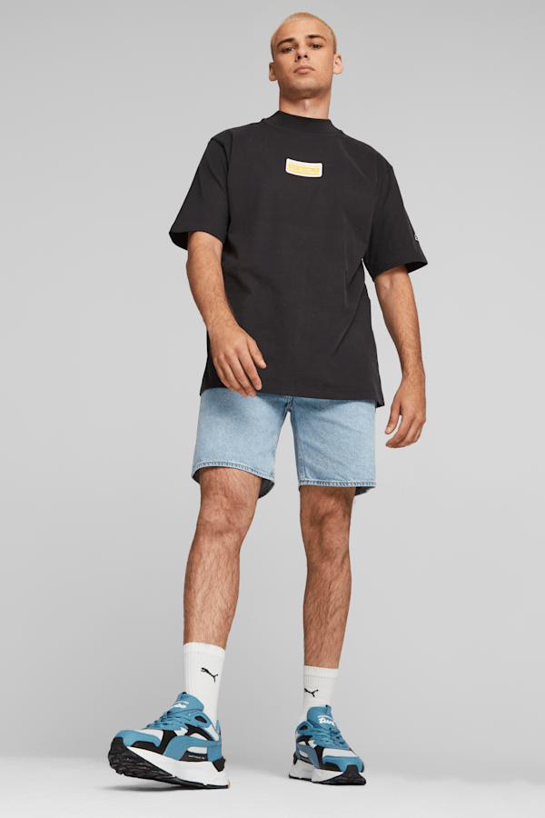 Porsche Legacy Statement Men's Tee, PUMA Black, extralarge