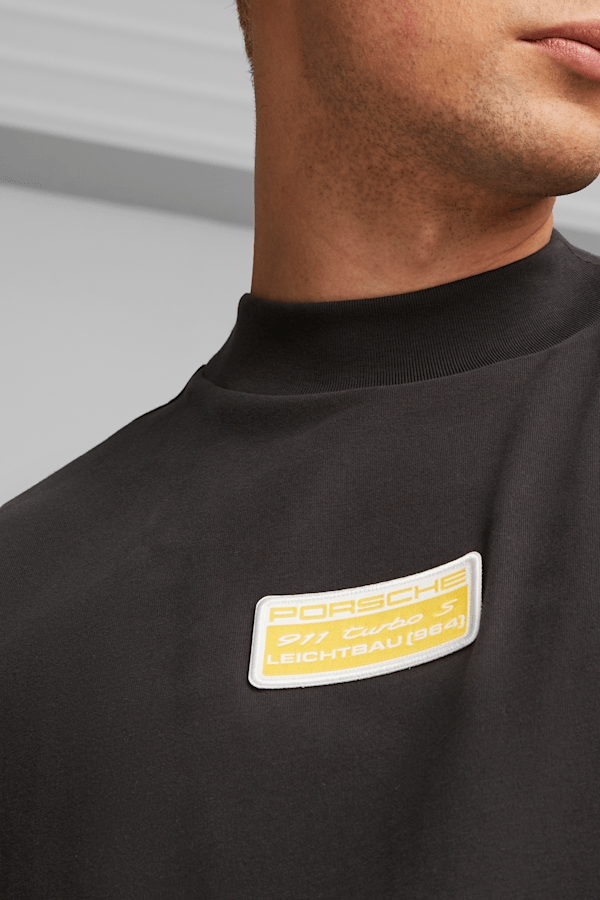 Porsche Legacy Statement Men's Tee, PUMA Black, extralarge