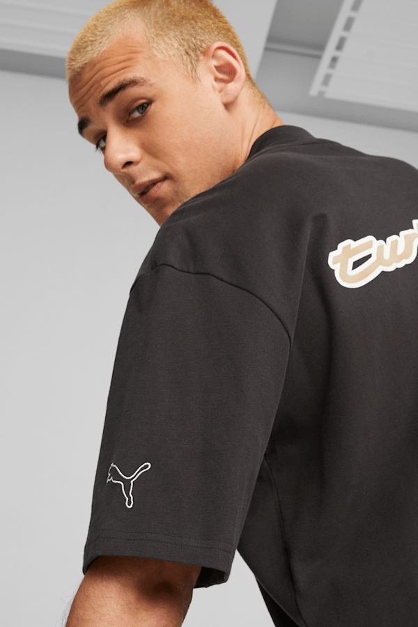 Porsche Legacy Statement Men's Tee, PUMA Black, extralarge