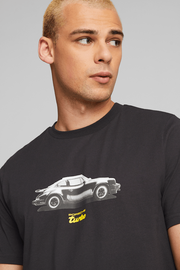 Porsche Legacy Men's Tee, PUMA Black, extralarge