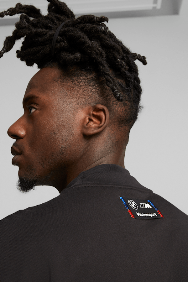BMW M Motorsport Statement Men's Long Sleeve Tee, PUMA Black, extralarge