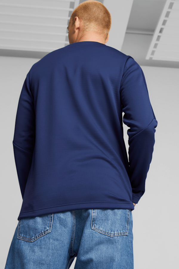 Porsche Design Men's Sweatshirt, Persian Blue, extralarge