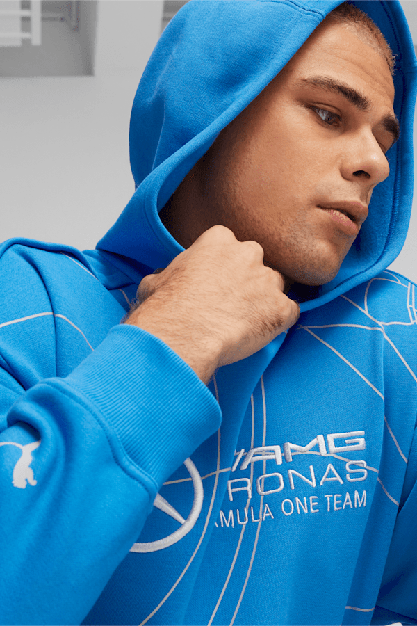 Mercedes-AMG PETRONAS Statement Men's Sweatshirt, Ultra Blue, extralarge