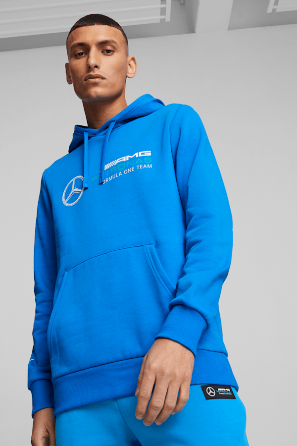 Men's Blue Sweatshirts + Hoodies